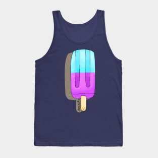 Refreshing blue and purple ice pop Tank Top